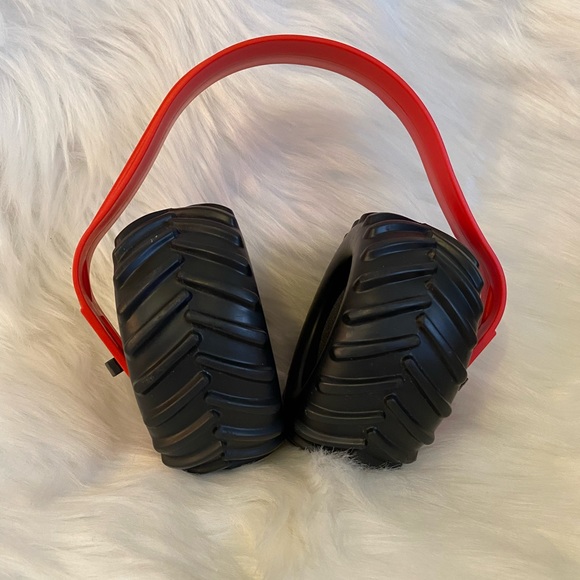 Other Monster Jam Monster Truck Kids Hearing Protection Ear Muffs Tires Yellowblack Poshmark